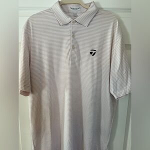 Peter Millar x TaylorMade Striped Polo Shirt